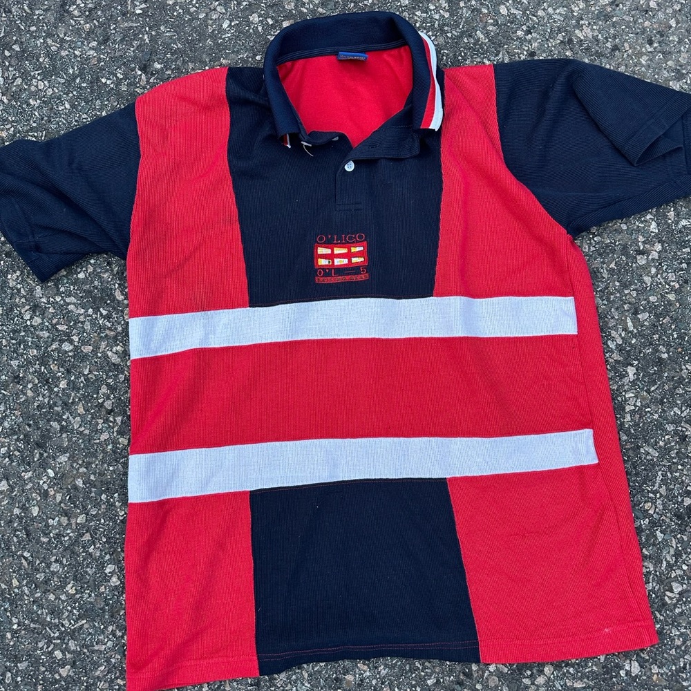 Red and Black Kids Polo Shirt